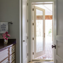 painted french doors