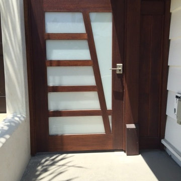 Custom Designer Wood Gate by Garden Passages