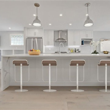 Lodge side addition by Burntwood homes