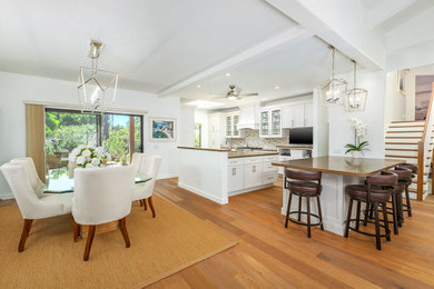 Transitional kitchen in Santa Barbara.