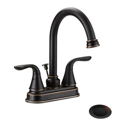Designers Impressions - Oil Rubbed Bronze Lavatory Vanity Faucet - Bathroom Sink Faucets