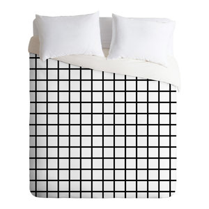 Little Arrow Design Co Dotty Stripes Neutral Duvet Cover Set