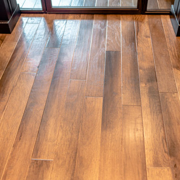 Dallas Contemporary Wine Cellar Flooring