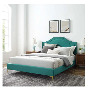 Mod 6856 Tea Modway Furniture Adelaide Adelaide Performance Velvet Full Platform