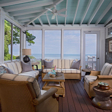 Bright Blue Beach House