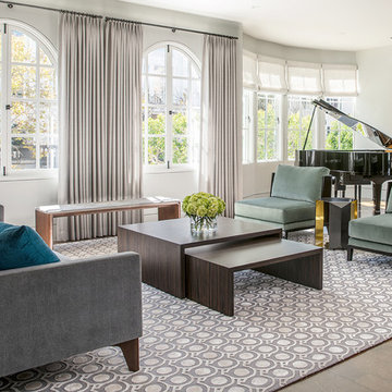Transitional Living Room
