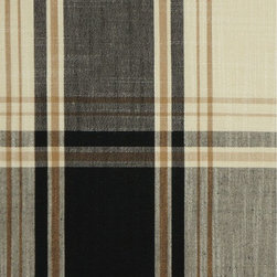 Oxford Blue Hudson Yarn Dyed Big Plaid Blackout Fabric - Fabric
