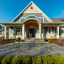 Front Entrance Elegance with Richcliff - Landscaping Stones And Pavers