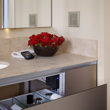 bathroom sinks and counters