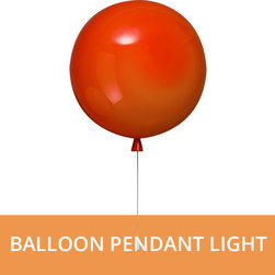 Memory Balloon Pendant Light by Brokis Boris Klimek Red - Pendant Lighting