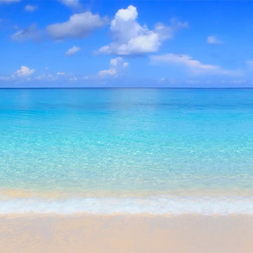 Tropical Coast Beach & Water Art - Fine Art Photography - AQUA