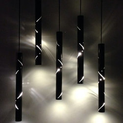 Black Rain. Light Drops. - Pendant Lighting