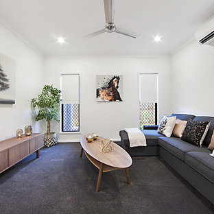 Inspiration for a home theater remodel in Townsville