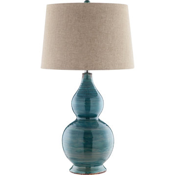 Harriett Table Lamp - Turquoise Blue