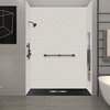 Transolid 60-in L x 31.5-in W Zero Threshold Center Drain Shower Base, Black