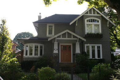 Example of an exterior home design in Vancouver