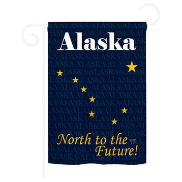States Alaska 2-Sided Impression Garden Flag