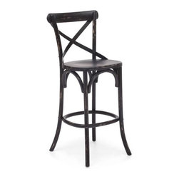Union Square Bar Chair- Black - Bar Stools And Counter Stools