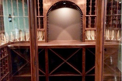 Small elegant wine cellar photo in Atlanta