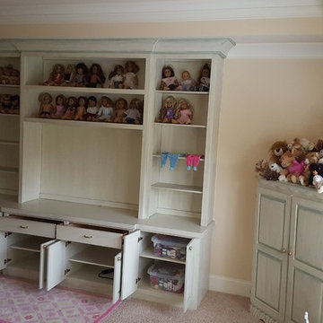 Child's Room Media and Doll Cabinet