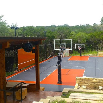 SNAPSPORTS® Backyard Home Game Court in Texas