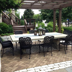 Outdoor Spaces | CustomCreteWerks - Dining Tables