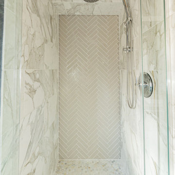Marble and Glass Shower