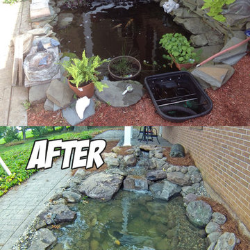 Front Yard Pond Install (Before & After)