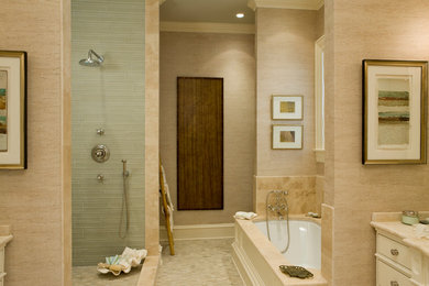 Inspiration for a contemporary bathroom remodel in DC Metro