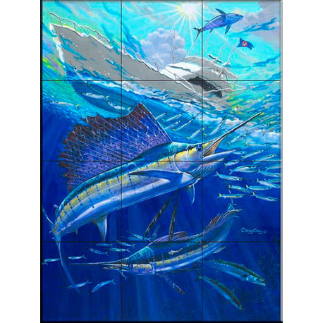 Tile Mural, Reef Cup 2010 by Carey Chen