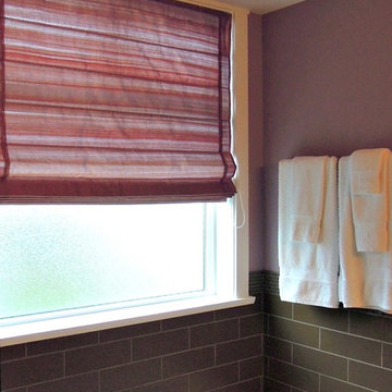 Custom Silk Roman Shades