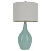 Spa Blue Ceramic Table Lamp