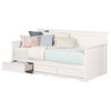 South Shore Savannah Twin Storage Daybed in Pure White