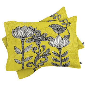 Deny Designs Valentina Ramos Green Garden Pillow Shams, Queen