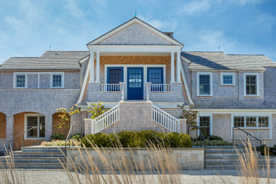 Beach style exterior in Providence.