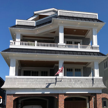Modern Coastal - Argos NuCedar RoughSawn Shingles & Fancy Shapes Diamonds