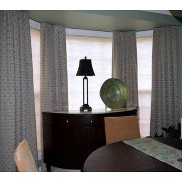 Custom Box Pleat Window Panels - Ellicott City, MD