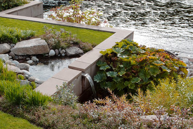 Moderner Garten in Seattle