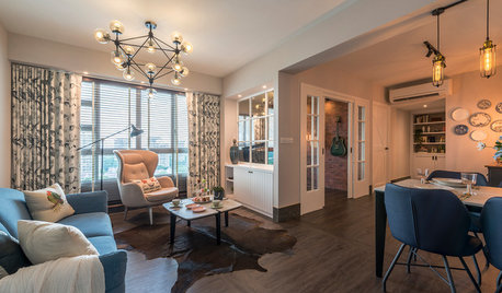 Houzz Tour: A Farmhouse Look Marries Differing Design Preferences