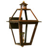 French Quarter Copper New Orleans Style Lantern, Brown, 28", Propane