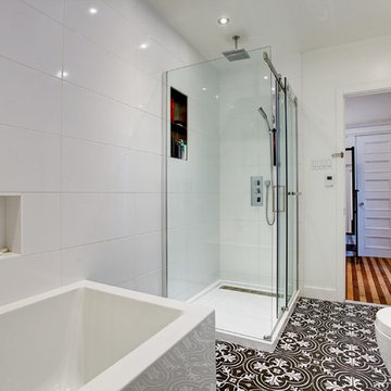 Improvement of a 7½ rooms restrictring architectural interventions