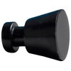 American Imagination 1"W Cabinet Knob, Black