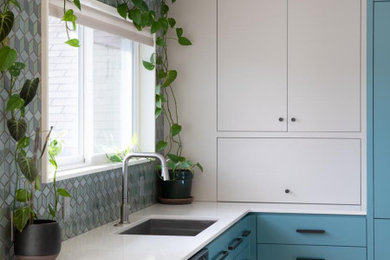 Minimalist home design photo in Portland