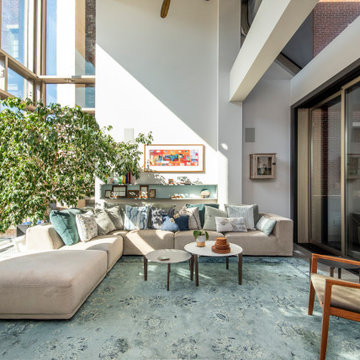 New, contemporary home with automation and control