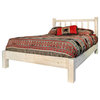 Montana Woodworks Homestead Solid Wood King Platform Bed in Natural