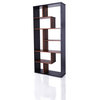 Acme Chas Cube Bookcase, Espresso and Walnut