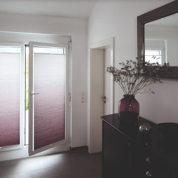 Honeycomb shades + blinds