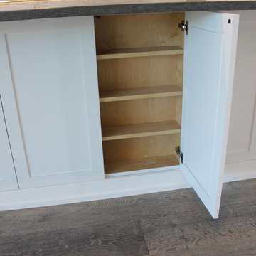 Custom Kitchen Cabinetry and Built-In China Cabinet