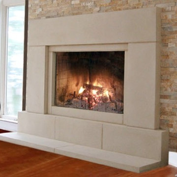 Custom Cast Stone Fireplace Mantels