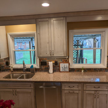 Rock Island Kitchen Remodel-2022 Koch Cabinets MSI Quartz Bedrock